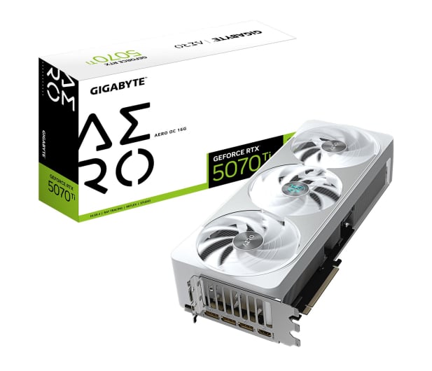 Gigabyte GeForce RTX 5070 Ti Aero OC 16GB GDDR7 DLSS5 - 1318528 - zdjęcie